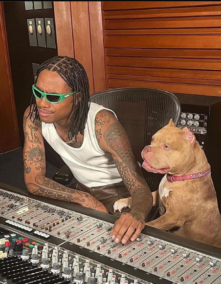 An image of steve lacy with his dog